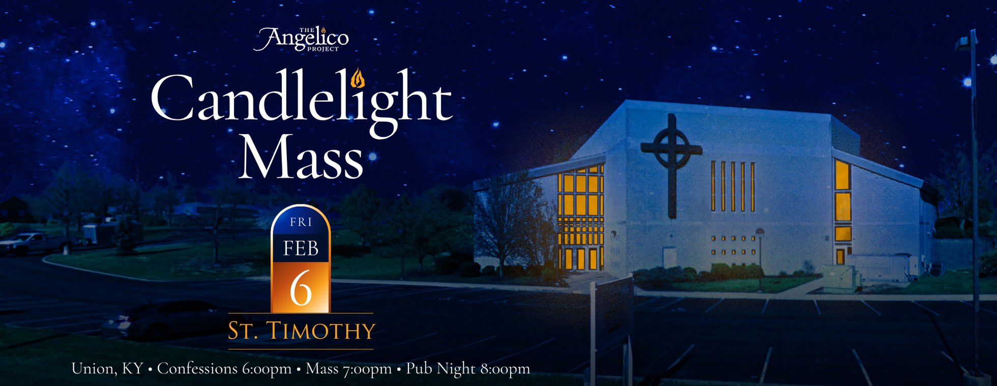 February Candlelight Mass - St. Timothy
